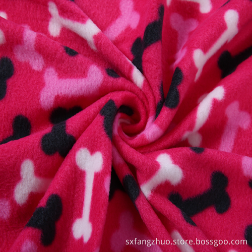 factory production  printed plush throw pet blanket